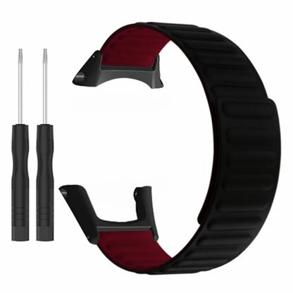 For Sunnto Ambit 3 / Ambit 3 Sport / Ambit 3 Run Silicone Sport Strap Magnetic Watch Band