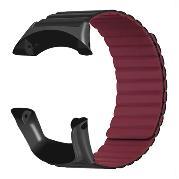 For Sunnto Ambit 3 / Ambit 3 Sport / Ambit 3 Run Silicone Sport Strap Magnetic Watch Band