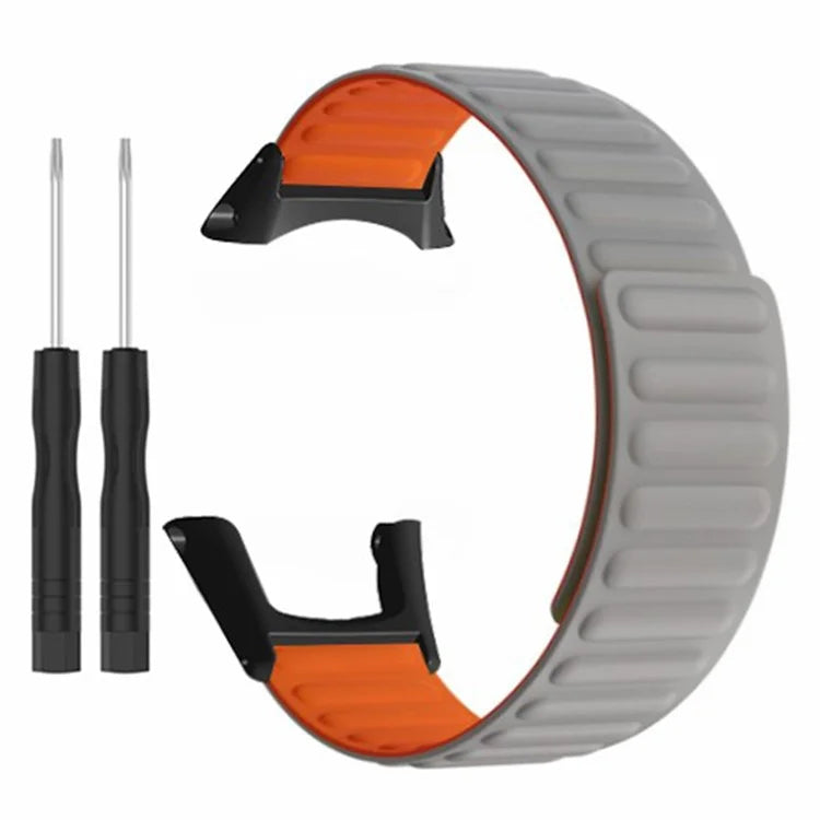 For Sunnto Ambit 3 / Ambit 3 Sport / Ambit 3 Run Silicone Sport Strap Magnetic Watch Band