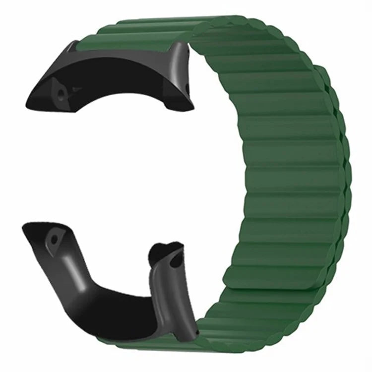 For Sunnto Ambit 3 / Ambit 3 Sport / Ambit 3 Run Silicone Sport Strap Magnetic Watch Band