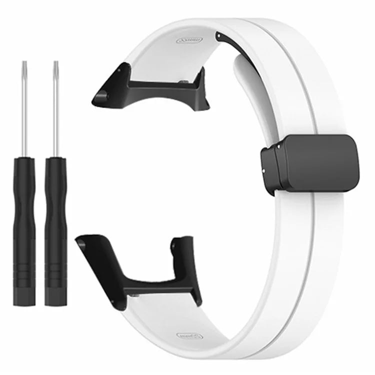 For Sunnto Ambit 3 / Ambit 3 Sport / Ambit 3 Run Watch Band Silicone Soft Strap with Magnetic Folding Clasp
