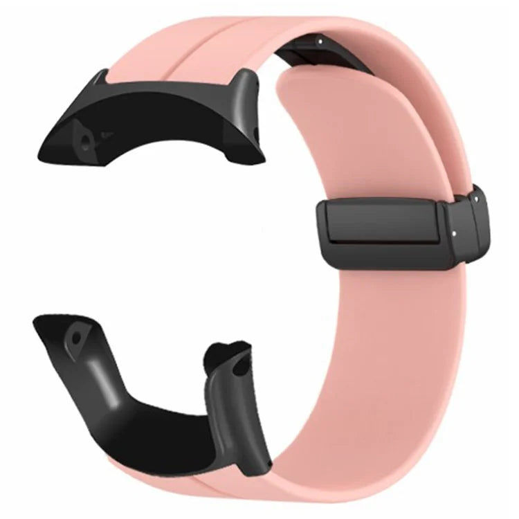 For Sunnto Ambit 3 / Ambit 3 Sport / Ambit 3 Run Watch Band Silicone Soft Strap with Magnetic Folding Clasp