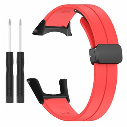 For Sunnto Ambit 3 / Ambit 3 Sport / Ambit 3 Run Watch Band Silicone Soft Strap with Magnetic Folding Clasp