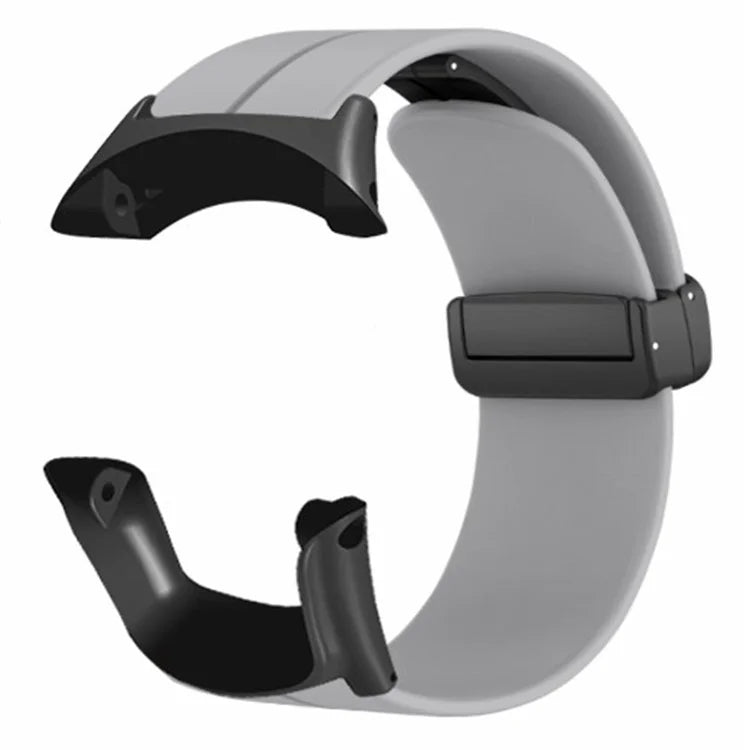 For Sunnto Ambit 3 / Ambit 3 Sport / Ambit 3 Run Watch Band Silicone Soft Strap with Magnetic Folding Clasp