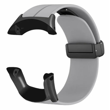 For Sunnto Ambit 3 / Ambit 3 Sport / Ambit 3 Run Watch Band Silicone Soft Strap with Magnetic Folding Clasp