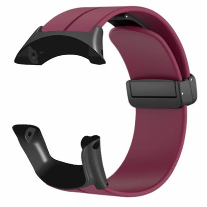For Sunnto Ambit 3 / Ambit 3 Sport / Ambit 3 Run Watch Band Silicone Soft Strap with Magnetic Folding Clasp