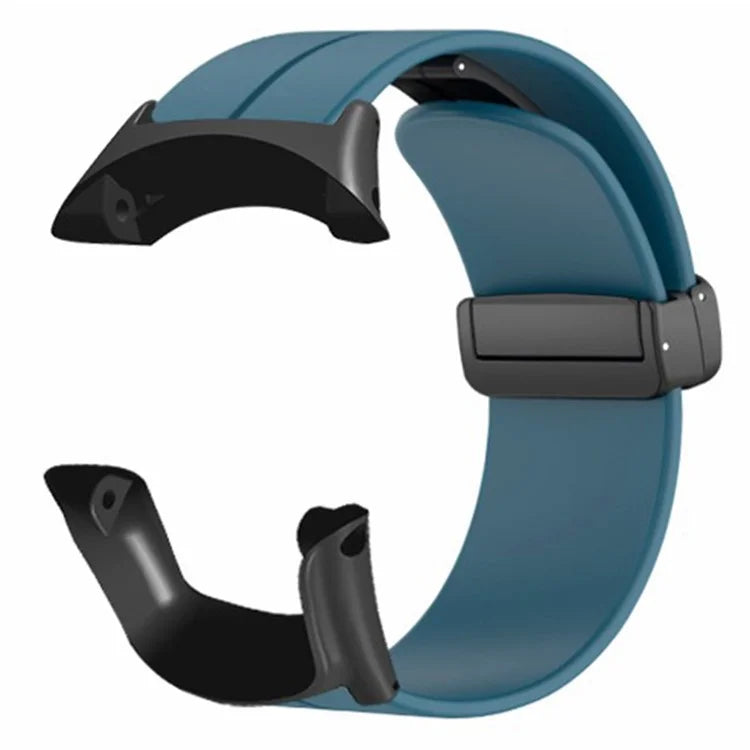 For Sunnto Ambit 3 / Ambit 3 Sport / Ambit 3 Run Watch Band Silicone Soft Strap with Magnetic Folding Clasp