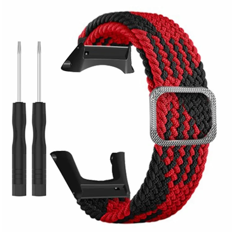 For Sunnto Ambit 3 / Ambit 3 Sport / Ambit 3 Run Braided Nylon Watch Band Adjustable Wrist Strap