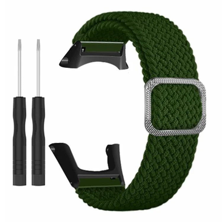 For Sunnto Ambit 3 / Ambit 3 Sport / Ambit 3 Run Braided Nylon Watch Band Adjustable Wrist Strap