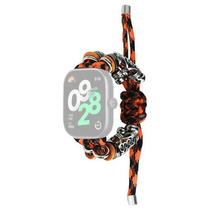 For Xiaomi Redmi Watch 4 Adjustable Watch Strap Bead Braided Nylon Band