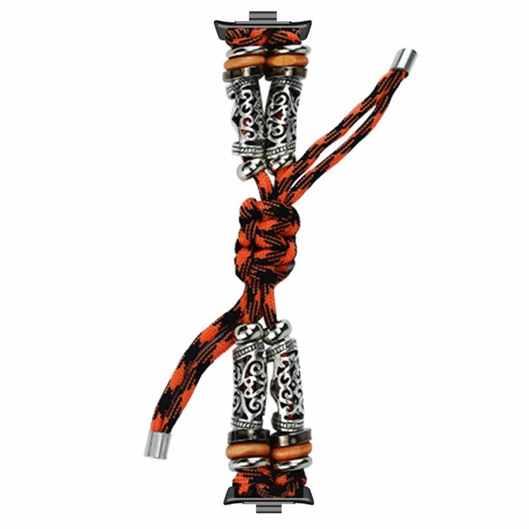 For Xiaomi Redmi Watch 4 Adjustable Watch Strap Bead Braided Nylon Band