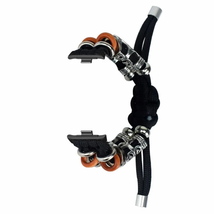 For Xiaomi Redmi Watch 4 Adjustable Watch Strap Bead Braided Nylon Band