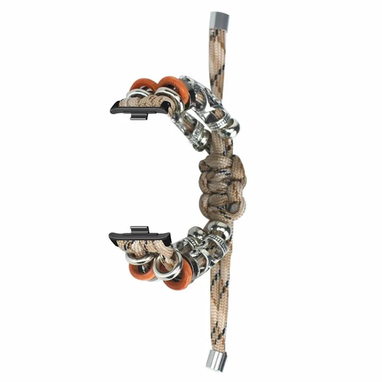 For Xiaomi Redmi Watch 4 Adjustable Watch Strap Bead Braided Nylon Band
