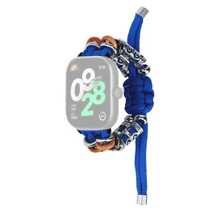For Xiaomi Redmi Watch 4 Adjustable Watch Strap Bead Braided Nylon Band