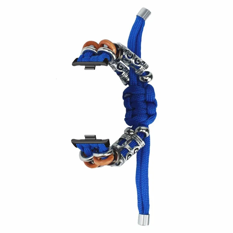 For Xiaomi Redmi Watch 4 Adjustable Watch Strap Bead Braided Nylon Band