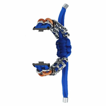 For Xiaomi Redmi Watch 4 Adjustable Watch Strap Bead Braided Nylon Band