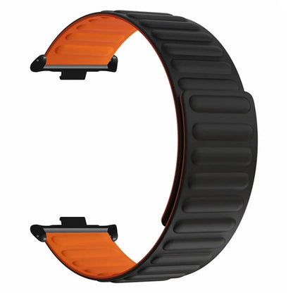 For Xiaomi Redmi Watch 4 Magnetic Silicone Watch Band Strap with Alloy Connector
