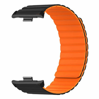 For Xiaomi Redmi Watch 4 Magnetic Silicone Watch Band Strap with Alloy Connector
