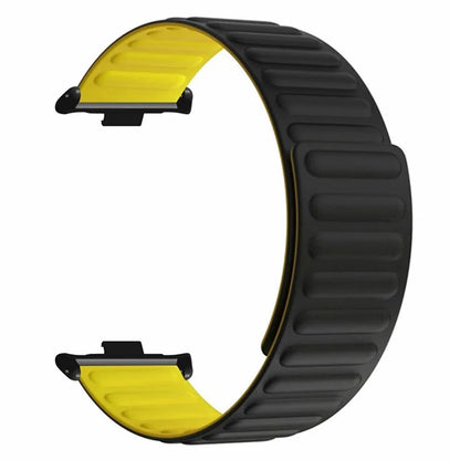 For Xiaomi Redmi Watch 4 Magnetic Silicone Watch Band Strap with Alloy Connector