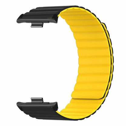 For Xiaomi Redmi Watch 4 Magnetic Silicone Watch Band Strap with Alloy Connector