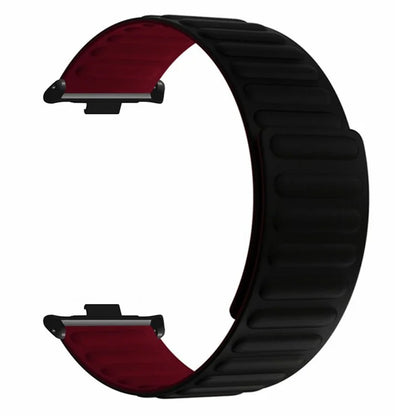 For Xiaomi Redmi Watch 4 Magnetic Silicone Watch Band Strap with Alloy Connector