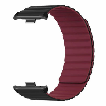 For Xiaomi Redmi Watch 4 Magnetic Silicone Watch Band Strap with Alloy Connector