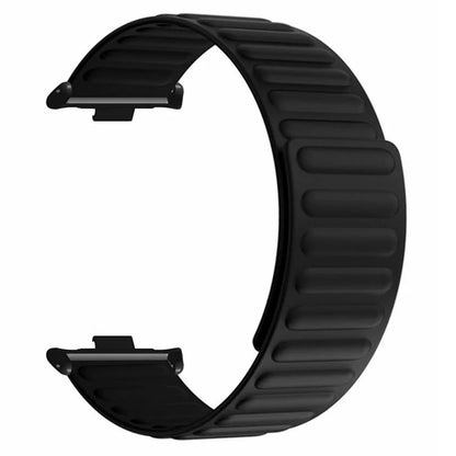 For Xiaomi Redmi Watch 4 Magnetic Silicone Watch Band Strap with Alloy Connector