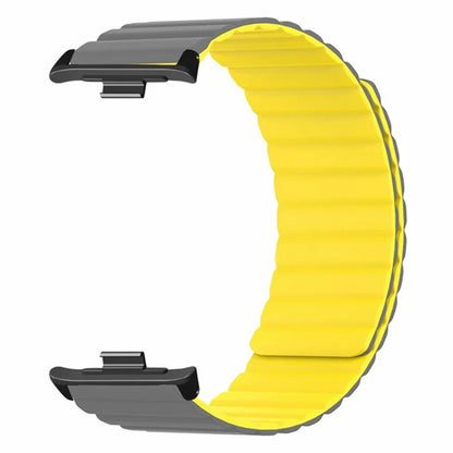 For Xiaomi Redmi Watch 4 Magnetic Silicone Watch Band Strap with Alloy Connector
