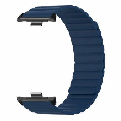 For Xiaomi Redmi Watch 4 Magnetic Silicone Watch Band Strap with Alloy Connector