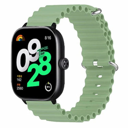 For Xiaomi Redmi Watch 4 Silicone Watch Band Wrist Strap with Alloy Connector