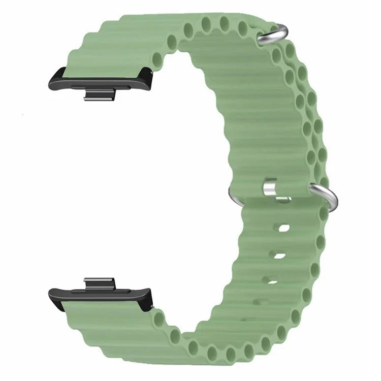 For Xiaomi Redmi Watch 4 Silicone Watch Band Wrist Strap with Alloy Connector