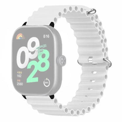 For Xiaomi Redmi Watch 4 Silicone Watch Band Wrist Strap with Alloy Connector