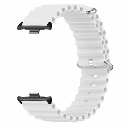 For Xiaomi Redmi Watch 4 Silicone Watch Band Wrist Strap with Alloy Connector
