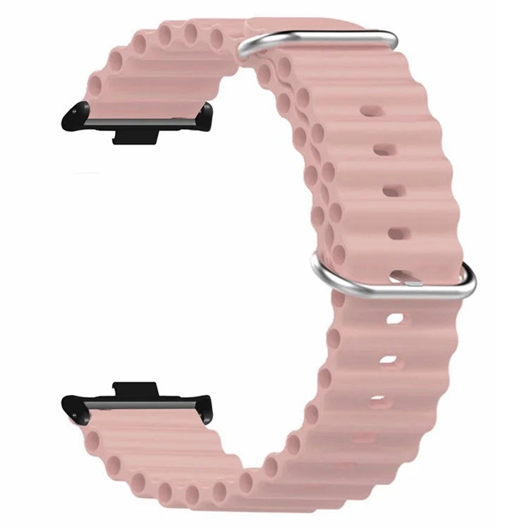 For Xiaomi Redmi Watch 4 Silicone Watch Band Wrist Strap with Alloy Connector