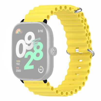 For Xiaomi Redmi Watch 4 Silicone Watch Band Wrist Strap with Alloy Connector