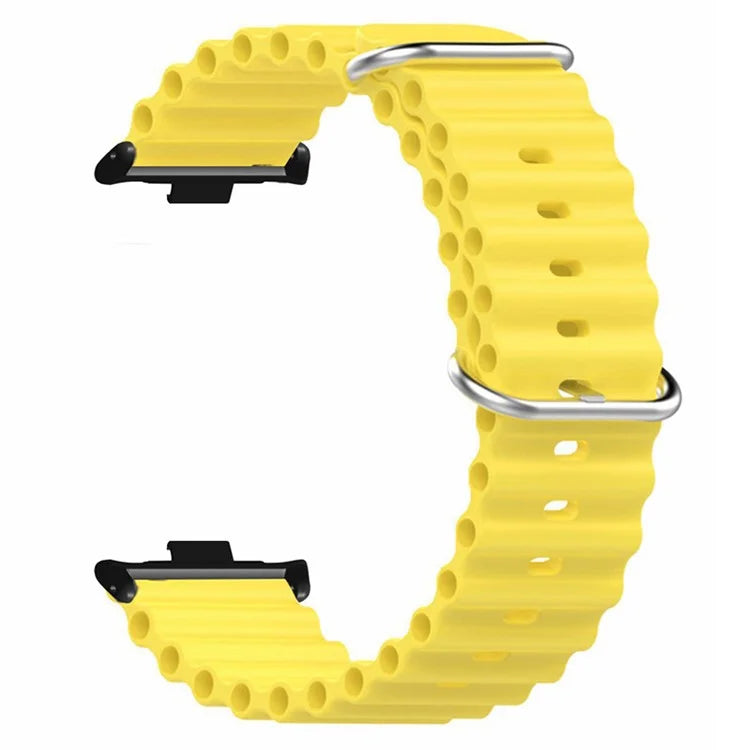 For Xiaomi Redmi Watch 4 Silicone Watch Band Wrist Strap with Alloy Connector