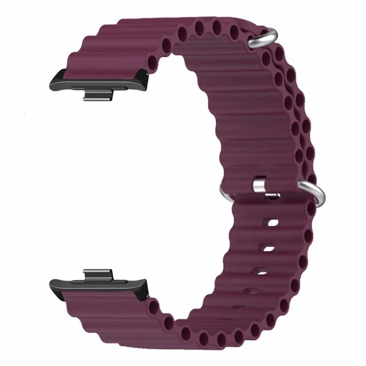 For Xiaomi Redmi Watch 4 Silicone Watch Band Wrist Strap with Alloy Connector