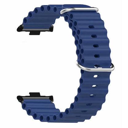 For Xiaomi Redmi Watch 4 Silicone Watch Band Wrist Strap with Alloy Connector