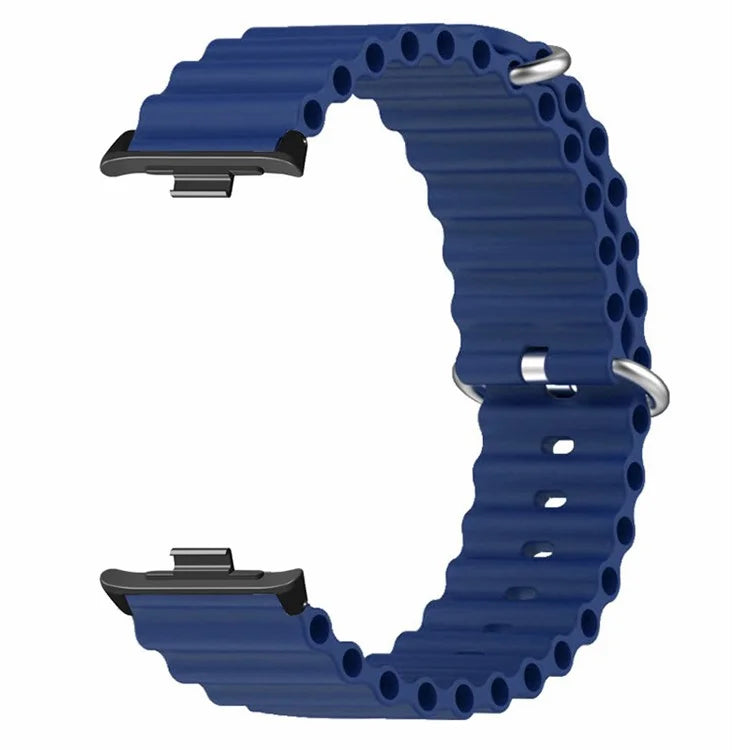 For Xiaomi Redmi Watch 4 Silicone Watch Band Wrist Strap with Alloy Connector
