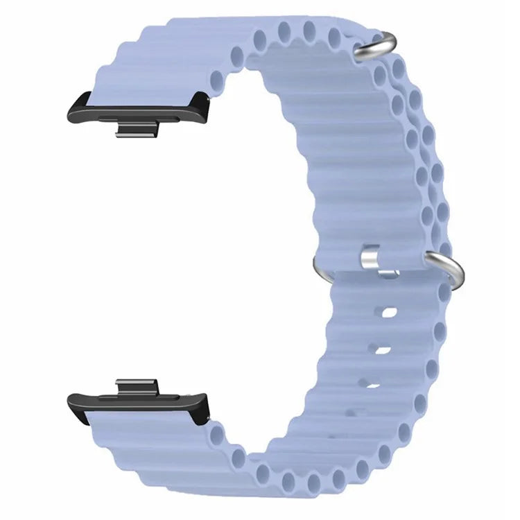 For Xiaomi Redmi Watch 4 Silicone Watch Band Wrist Strap with Alloy Connector
