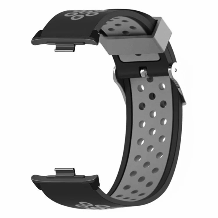 For Xiaomi Redmi Watch 4 Dual Color Silicone Watch Band Wrist Strap