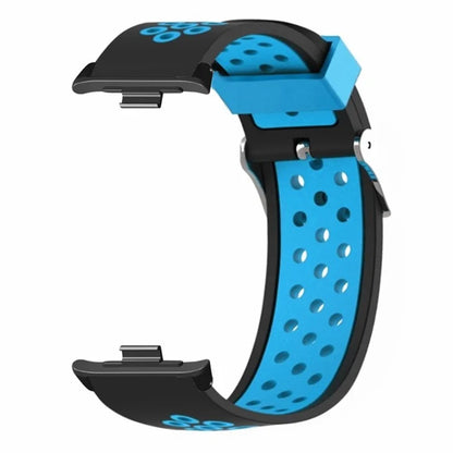 For Xiaomi Redmi Watch 4 Dual Color Silicone Watch Band Wrist Strap