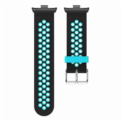 For Xiaomi Redmi Watch 4 Dual Color Silicone Watch Band Wrist Strap