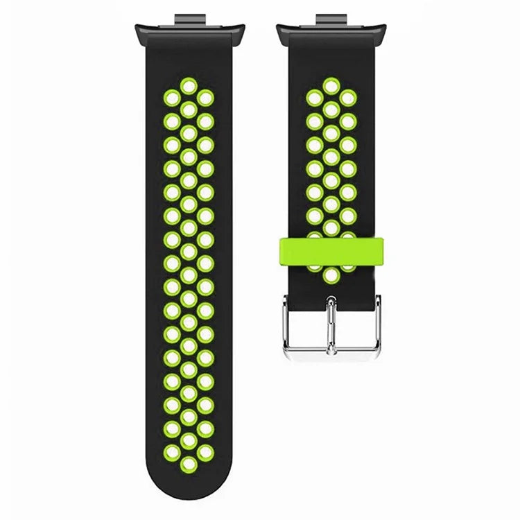 For Xiaomi Redmi Watch 4 Dual Color Silicone Watch Band Wrist Strap