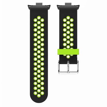 For Xiaomi Redmi Watch 4 Dual Color Silicone Watch Band Wrist Strap