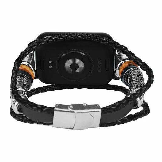 For Xiaomi Redmi Watch 4 Watch Band Retro Ethnic Style DIY Beaded Wrist Strap
