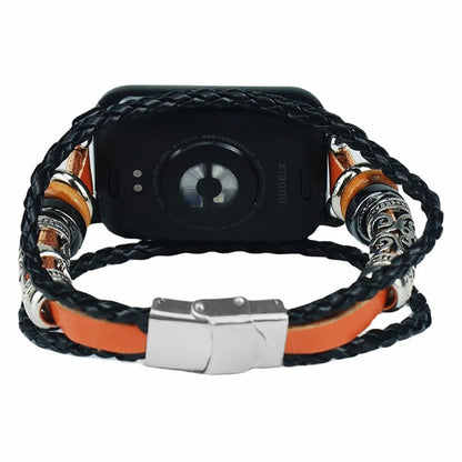 For Xiaomi Redmi Watch 4 Watch Band Retro Ethnic Style DIY Beaded Wrist Strap