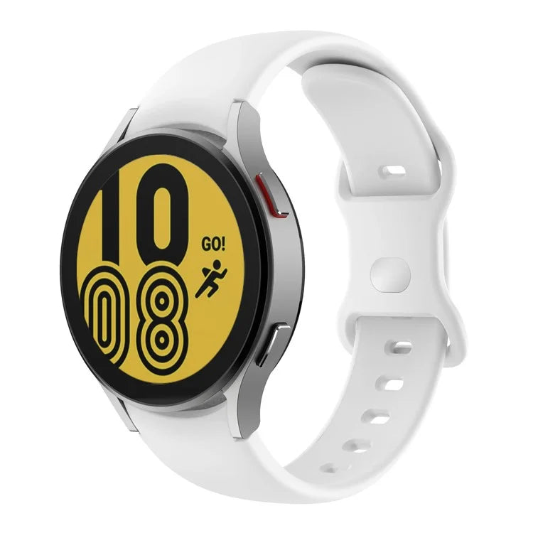 KALEBOL KLB-HDKGJ-001 For Samsung Galaxy Watch4 / Watch 5 / Watch6 Watch Strap Butterfly Buckle Silicone Band