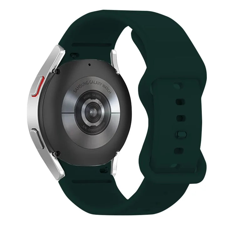 KALEBOL KLB-HDKGJ-001 For Samsung Galaxy Watch4 / Watch 5 / Watch6 Watch Strap Butterfly Buckle Silicone Band
