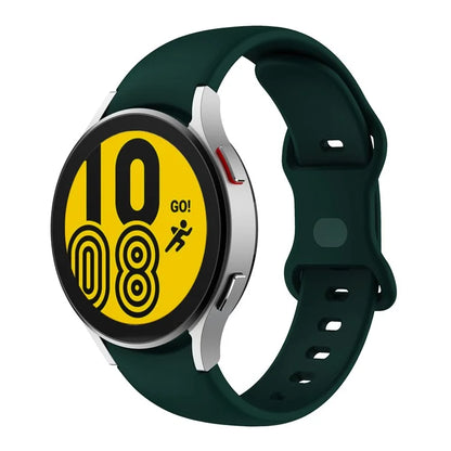 KALEBOL KLB-HDKGJ-001 For Samsung Galaxy Watch4 / Watch 5 / Watch6 Watch Strap Butterfly Buckle Silicone Band